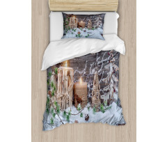 Candles with Lanterns Duvet Cover Set