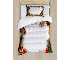 Garland Frame Noel Art Duvet Cover Set