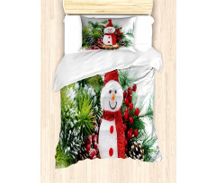 Funny Snowman Duvet Cover Set