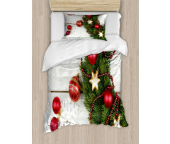 Ornament and Pine Duvet Cover Set