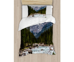 Winter Day Alberta Duvet Cover Set