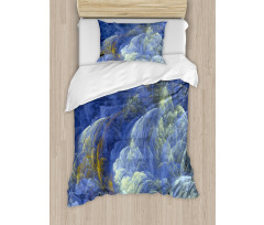 Trippy Blurry Shapes Duvet Cover Set