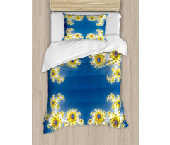 Floral Psychedelic Art Duvet Cover Set