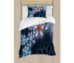 Vibrant Floral Pattern Duvet Cover Set