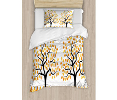 Fall Autumn Trees Duvet Cover Set