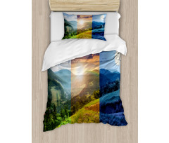 Mountain Forest View Duvet Cover Set