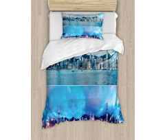 Hong Kong Asian Duvet Cover Set