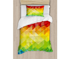 Triangle Daimond Duvet Cover Set