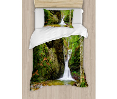 Spring Waterfall Nature Duvet Cover Set