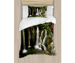 Crotian Round Waterfall Duvet Cover Set