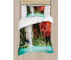 Fall Forest Oaks Duvet Cover Set