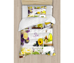 Happy Day with Flowers Duvet Cover Set