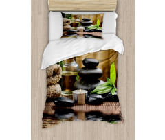 Massage Stones Duvet Cover Set