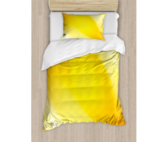 Yellow Lines Ombre Duvet Cover Set