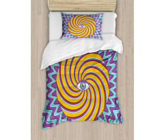 Color Hypnotic Circles Duvet Cover Set