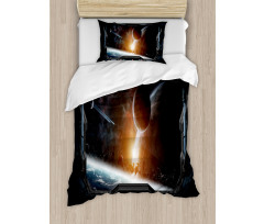 Astronaut from Earth Duvet Cover Set