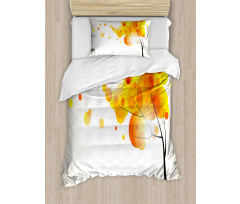 Autumn Sun and Trees Duvet Cover Set