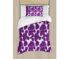 Allium Flower Petals Duvet Cover Set