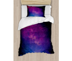 Stardust Space Rainbow Duvet Cover Set