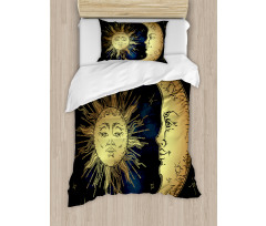 Moon and Sun Duvet Cover Set