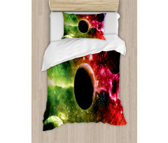 Cosmos Galaxy Nebula Duvet Cover Set