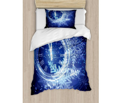 Snowflakes Pattern Duvet Cover Set