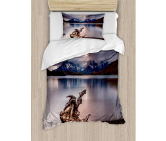 Reflections to Mountain Duvet Cover Set