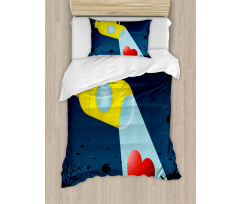 Ocean Heart Duvet Cover Set