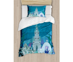 Fairytale Mermaid Castle Duvet Cover Set