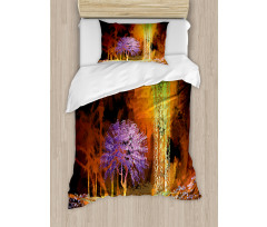 Digital Tropic Exotic Duvet Cover Set