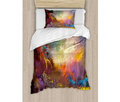 Lake Art Brush Duvet Cover Set