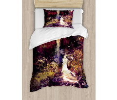 Surreal Elf Garden Duvet Cover Set