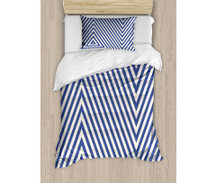 Triangle and Stripes Duvet Cover Set
