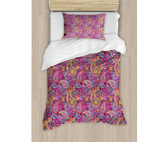 Flowers and Sun Duvet Cover Set