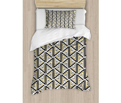 Triangle Shaped Lines Duvet Cover Set