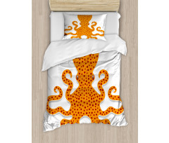 Octopus Marine Mosters Duvet Cover Set