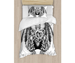 Cosmic Evil Monster Duvet Cover Set