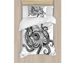 Animal Cuttlefish Sea Duvet Cover Set