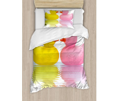 Duck Couple in Love Duvet Cover Set