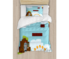 Arcade Knight 90's Duvet Cover Set