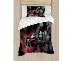 Galactic Time Travel Duvet Cover Set