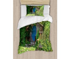 Fantasy Hobbit Land House Duvet Cover Set