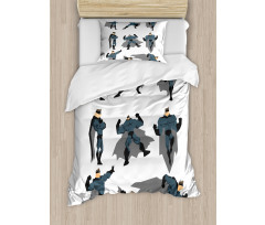 Superpowered Hero Duvet Cover Set