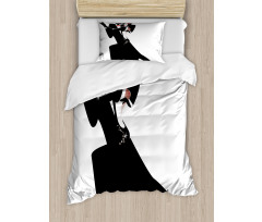 Romantic Dance Partners Duvet Cover Set