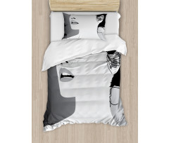 Digital Girl Duvet Cover Set