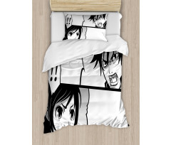 Japanese Cartoon Comic Duvet Cover Set