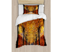 Pathway in the Woods Duvet Cover Set