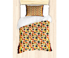 Pilgrims Hat Fall Duvet Cover Set