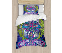 Mandala Out Space Image Duvet Cover Set