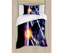 Planet Earth Stardust Duvet Cover Set